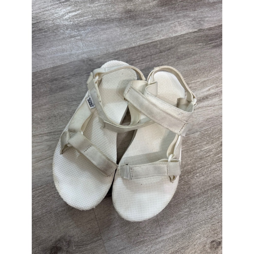 Teva Midform Universal White Platform Sandals Womens 8 Strappy Hiking Beach